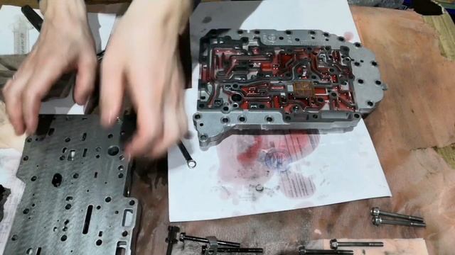 Подробная разборка и сборка гидроблока на Солярис | Промывка гидроблока А4СF1 |Солярис АКПП часть 1 смотреть онлайн