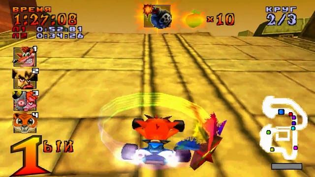 Прохождение Crash Team Racing #2 - Затерянные руины смотреть онлайн