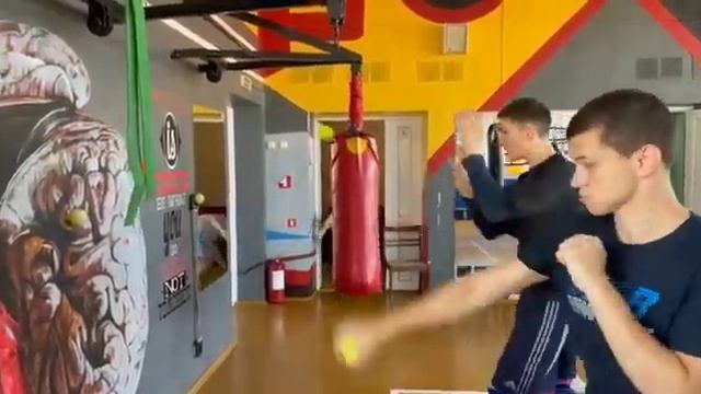 тренировка боксера с теннисными мячами смотреть онлайн