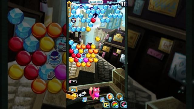 Bubble Mania level 1484 ( IOS Fun Game) смотреть онлайн