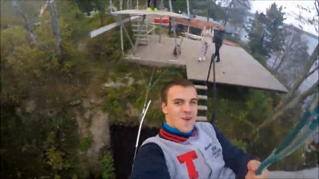 Рафтинг и тарзанка в Лосево Экстремальные выходные ( база отдыха угребись и кивиниеми ) 2021 парашю смотреть онлайн