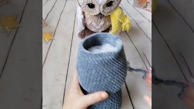 Амигуруми. Мк совушка крючком. Часть 1. смотреть онлайн