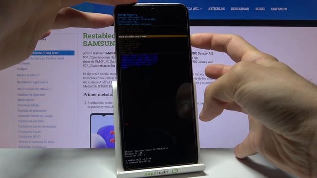 Cómo borrar caché en SAMSUNG Galaxy A22 - borrar memoria caché смотреть онлайн