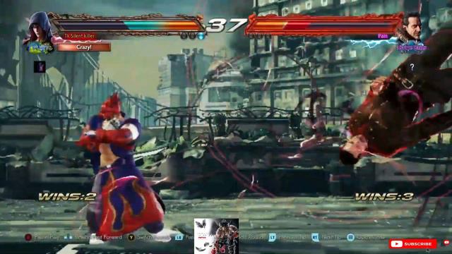 JIN KAZAMA vs Negan Tekken 7 patch 5.01 смотреть онлайн