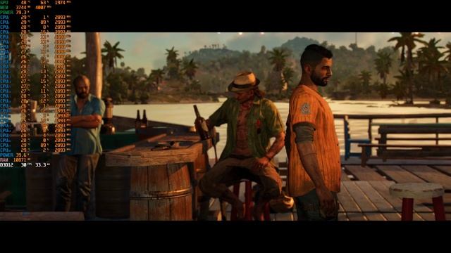 Far Cry 6 на Intel Xeon E5-2680 v4+GTX 1060 6Gb. смотреть онлайн