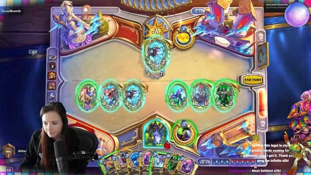 Immune to ALL Damage w/ New Warlock Combo?! UNFAIR Deck! | Alliestrasza Hearthstone смотреть онлайн
