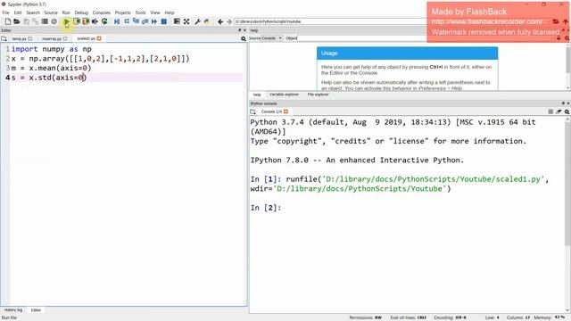 A python data preprocessing method: the scale() function смотреть онлайн
