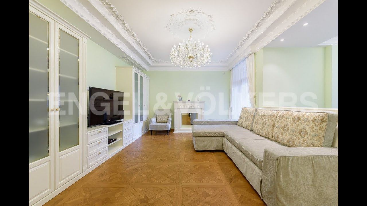 Engel & Völkers: Наб. Лейтенанта Шмидта, д.21 - изысканный дизайн в доме на набережной смотреть онлайн