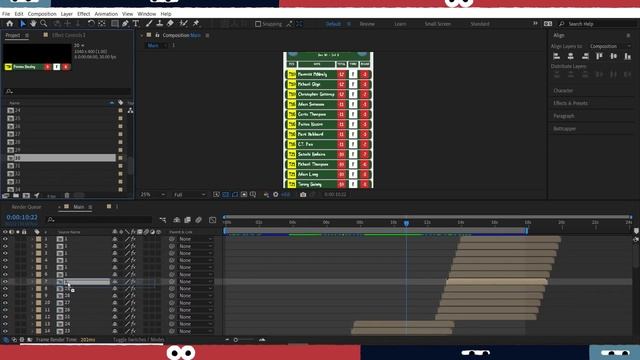 Automating After Effects! Automated Golf Leaderboard смотреть онлайн