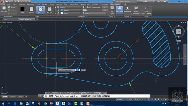 AutoCAD Beginner Course (Sinhala)- Part 16 - Hatching смотреть онлайн