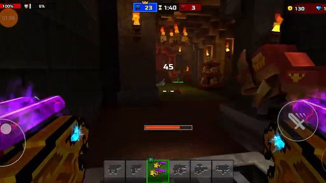 Destroying bot lobbys using temple claws in pixel gun 3d смотреть онлайн