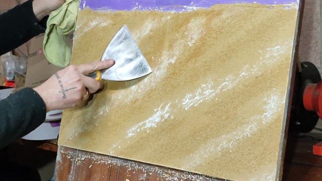 Фактурний декор, імітація полірованого каміння Travertino Детальний майстер клас! смотреть онлайн