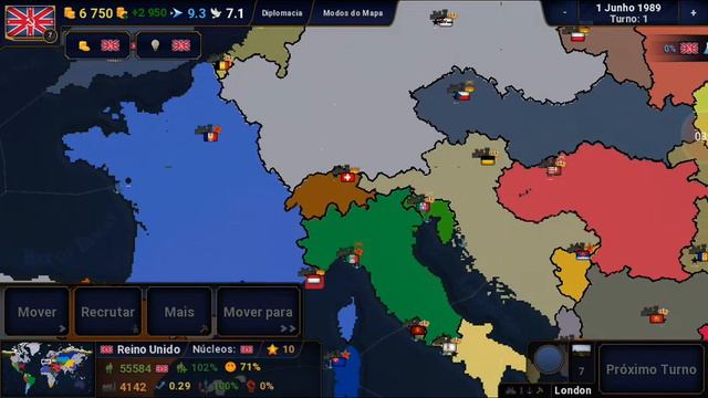 Mostrando mapa Kaiserreich feito por min no Age of Civilizantions 2 смотреть онлайн