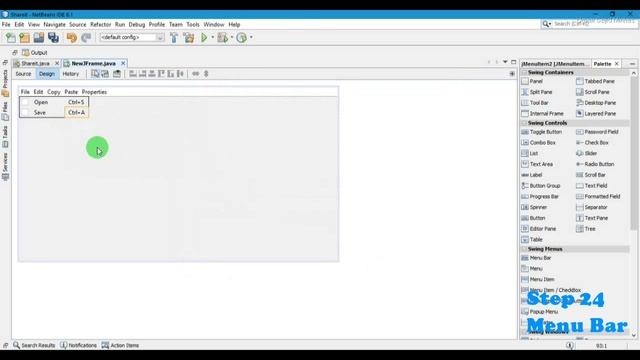 Java GUI Lecture 7 File Chooser, Menu bar, Tool bar , Pans, App Build смотреть онлайн