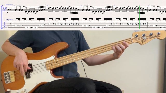 James Jamerson // The Marvelettes - Our Lips Just Seem to Rhyme Everytime // BASS COVER + TABS смотреть онлайн