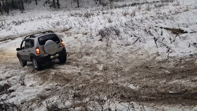 Niva на мудовой резине зимой смотреть онлайн
