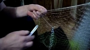 начало подвязки \карманов\ кастинговой сети