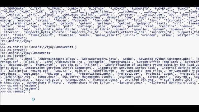 #69 | OS Package in Python tamil | Python Tutorial in Tamil смотреть онлайн