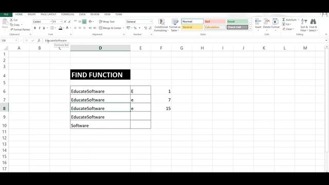 How to use FIND Function in Excel | Use the Find Function смотреть онлайн