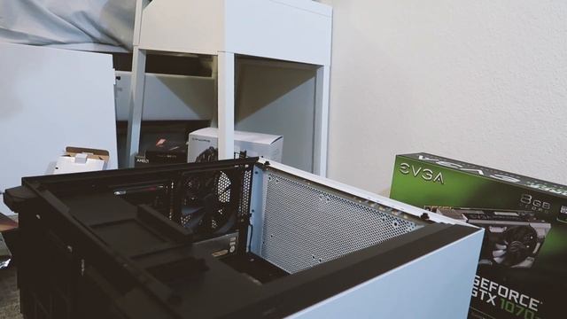 Ryzen 2600X EVGA 1070Ti NZXT H400 PC Build смотреть онлайн
