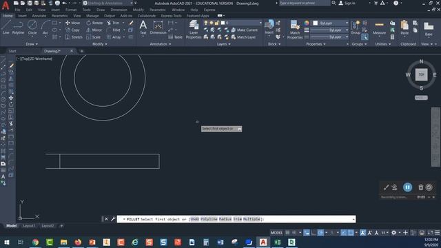 Online Class Meeting 9-9-2020 Part 2 AutoCAD смотреть онлайн