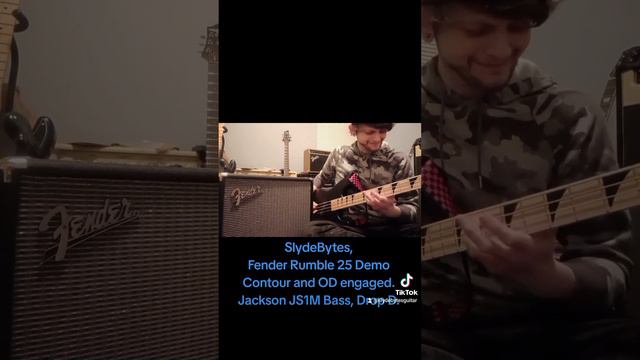 Fender Rumble 25 Bass Amp Demo, Contour and Overdrive смотреть онлайн