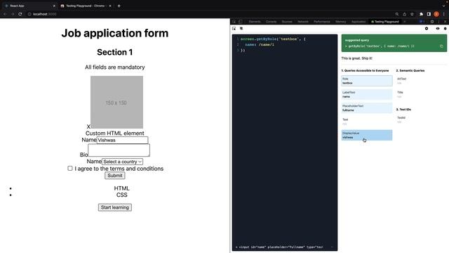 React Testing Tutorial - 34 - Testing Playground смотреть онлайн