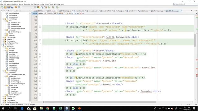 Editar un registro de una base datos Oracle usando JSP y Servlets смотреть онлайн