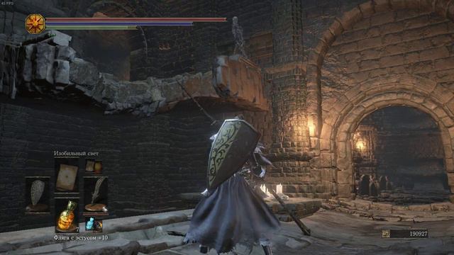 Dark Souls III Просто отбиваю стрелы Перистым двуручным мечом смотреть онлайн