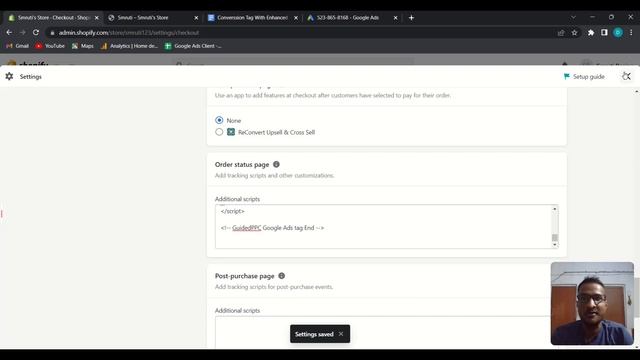 How To Setup Google Ads Conversion Tracking for Shopify using Gtag смотреть онлайн