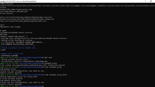 Rodando aplicação Node.js em servidor Apache смотреть онлайн