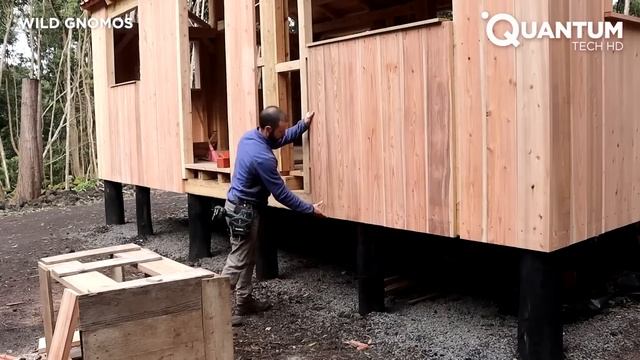 Man Spends 100 DAYS Building Wood CABIN in Volcanic Island | START TO FINISH by @WildGnomos смотреть онлайн