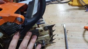 How to rebuild a Stihl MS390 Part 1 of 3