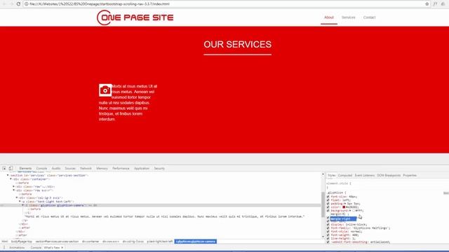 Bootstrap one page scrolling site part 8 - Twitter Bootstrap смотреть онлайн