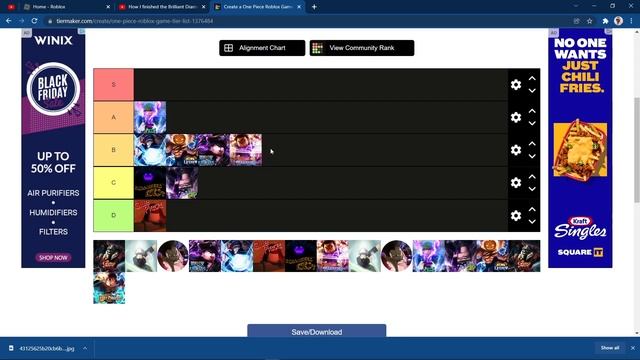 ROBLOX ONE PIECE GAMES TIERLIST смотреть онлайн