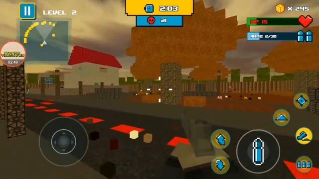 Mutant Block Zombie Attack Android Gameplay смотреть онлайн