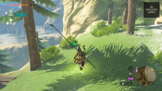 How to Reach Abandoned Hebra Mine in Zelda Tears of Kingdom - Rito Village Chasm Location смотреть онлайн