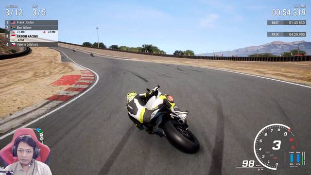 HONDA CBR 300 R RM RACE MODE LAGUNA SECA AMERICA ] RIDE 4 GAME PLAY смотреть онлайн