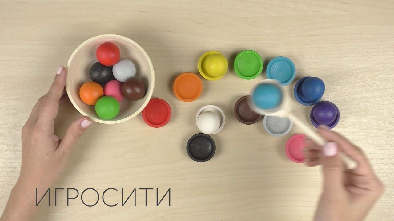 Шарики на тарелочках