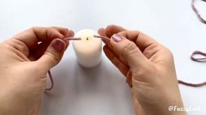 Соединяем концы полипропиленового шнура