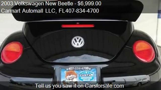 2003 Volkswagen New Beetle ERTIBLE GLS AUTO for sale in WINT смотреть онлайн