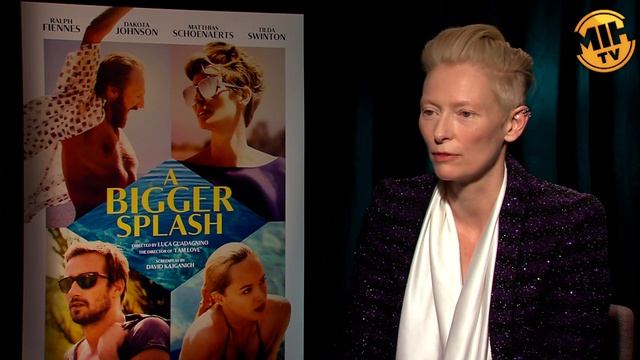 Tilda Swinton's Full Uncut Interview for 'A Bigger Splash' смотреть онлайн