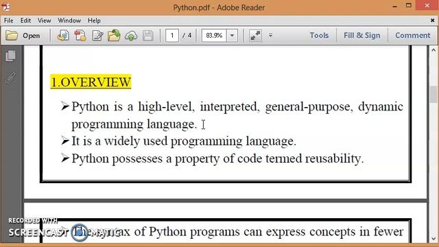 Python Programming | Class 1 | Introduction | Features | Calicut University BSC/BCA Syllabus | смотреть онлайн