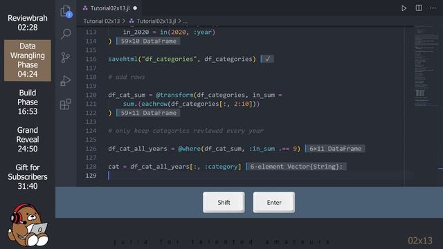 [02x13] Julia; GLMakie; Interactive Analytic Tool; Reviewbrah | 13/13 Julia Analysis for Beginners смотреть онлайн