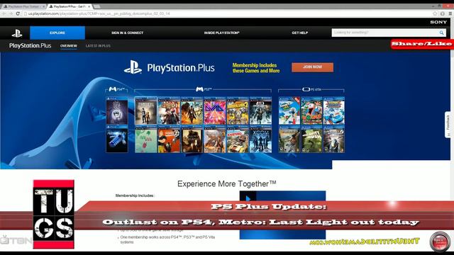 PS Plus Update Outlast on PS4, Metro Last Light out today смотреть онлайн