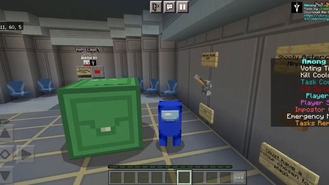 Among Us В Minecraft! | Карта на майнкрафт ПЕ! смотреть онлайн