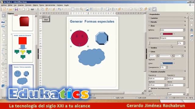 DIBUJO VECTORIAL - LIBRE OFFICE DRAW