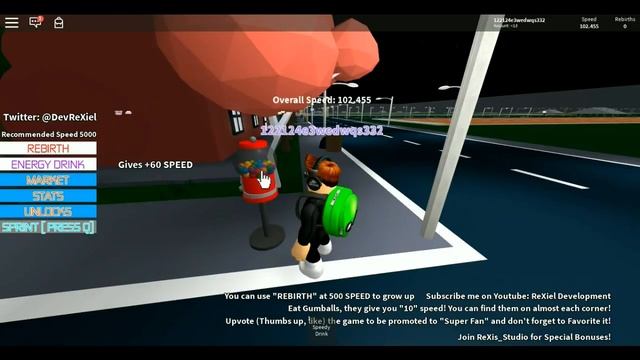 Роблокс Быстрый Бег l ROBLOX Sprinting Simulator X!! смотреть онлайн