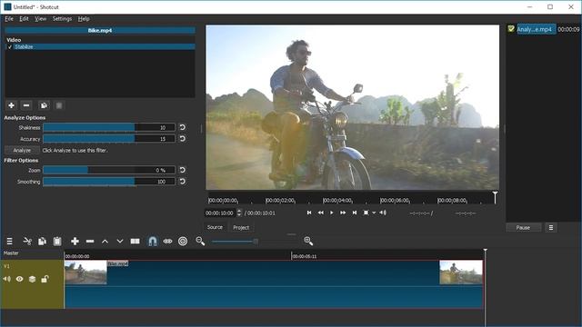 FIX SHAKY VIDEO: How to Stabilize Video w/ Free Video Editor Shotcut смотреть онлайн