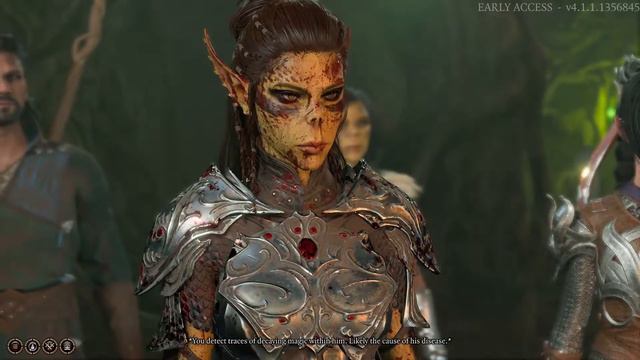 Baldurs Gate 3 Patch 6: Lae'zel speaks with Petrified Dwarf after killing the Hag смотреть онлайн